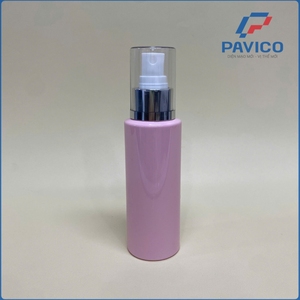 <b>100ml</b> Custom Color Pump Sprayer Heat Transfer Printing Cylinder PET Cosmetic Pavico Plastic <b>Bottles</b> From Vietnam - Product Image 2