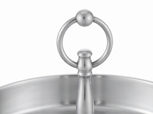 Premium 3-Tier Stainless Steel <b>Cake</b> <b>Stand</b> With Silver Finish Reusable Multi-Layer Display For Elegant Wedding Events And Gifts - Product Image 2