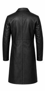 Abrigo Reversible Unisex de Cuero Genuino |   Negro Marrón Azul Marino |   Fabricante OEM ODM |   Diseño de Calidad Premium |   Ropa de Cuero | - Product Image 2