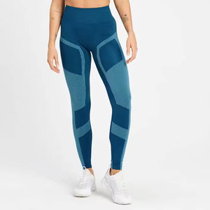 Leggings Deportivos para Mujer, Hechos en Pakistán, de Alta Calidad, Transpirables, Cintura Elástica, Color Sólido, Largos, Spandex/Poliéster, Precio Razonable - Product Image 1