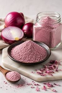 Poudre d'oignon rouge déshydratée naturelle de qualité supérieure, de qualité alimentaire, pour la cuisine et la vente en gros - Product Image 3