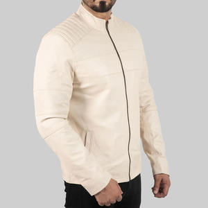 Chaqueta de Cuero Genuino para Hombre, Corte Ajustado, Diseño Inspirado en Motocicletas, Chaqueta de Invierno para Conjuntos Elegantes de Invierno y Uso Diario - Product Image 1