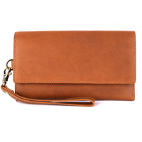 Dompet Kulit Wanita Kualitas Premium, Bahan Tahan Lama, dan Kancing Pengunci Aman, Sedang Promo!