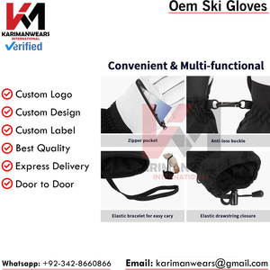<b>Ski</b> Gloves Premium Extreme Cold Gloves Thermal Insulated Waterproof Snow Gloves OEM Supply - Product Image 6