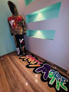 Sweat à capuche décontracté pour homme, motif uni, manches longues, en coton mélangé molletonné, style streetwear, avec impression personnalisée - Product Image 5