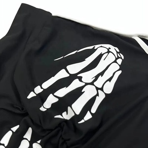 Hot Selling Custom Logo Women <b>Booty</b> Shorts High Quality Quick Dry Mid Waist Elastic 100% Polyester 180g Sporty Custom - Product Image 5