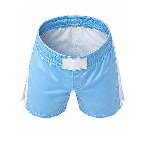 Premium Quality Boxing Training Shorts for Men with Quick Dry Breathable 100% Polyester Fabric and Comfortable <b>Athletic</b> Fit - Product Image 5