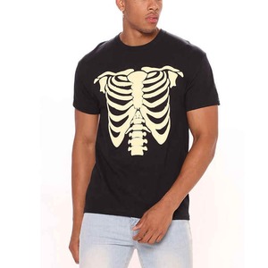 T-shirt 100 % coton OEM avec impression graphique intégrale sur toute la surface, tee-shirt surdimensionné pour hommes, fabricant sur mesure de t-shirts pour hommes - Product Image 1