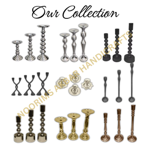 Vintage <b>Black</b> Cast Iron Taper <b>Candle</b> <b>Holder</b> <b>Pillar</b> Candlestick Stand Farmhouse Table Centerpiece for Wedding Dining Room Decor - Product Image 5