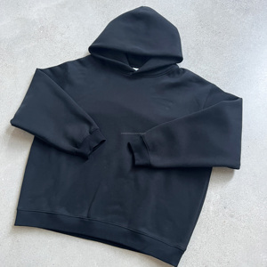 Streetwear vierge uni Offre Spéciale sweat surdimensionné Hwavyweight 350GSM coton hommes Logo personnalisé recadrée Boxy Fit à capuche - Product Image 5