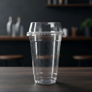 QUANG QUAN Disposable <b>Plastic</b> <b>Cups</b> PP <b>Cups</b> 95mm Single Wall 16oz/24oz Clear <b>Plastic</b> <b>Cup</b> for Coffee & Cold Beverages - Product Image 3