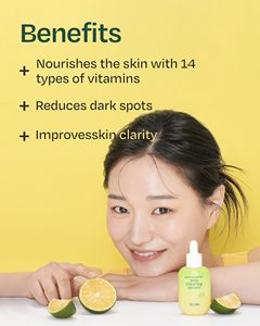 เซรั่มบำรุงผิวหน้า YADAH Green Tangerine Vita Clearing Serum Brightening Facial Essence 30 มล. วิตามินซีจากเกาหลี - Product Image 3