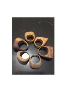 Buy eco friendly wooden napkin ring set handmade sustainable <b>rustic</b> <b>farmhouse</b> design for <b>dining</b> <b>tables</b> weddings special events - Product Image 1