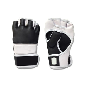 Guantes Profesionales Personalizados con Logotipo para MMA y Grappling - Guantes de Sparring de Cuero Premium de Medio Dedo para Muay Thai, Kickboxing - Product Image 1