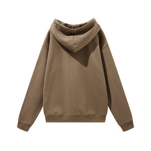 Sudadera con Capucha Oversize para Hombre, Invierno, con Logotipo Personalizado, Algodón Grueso, Forro Polar Transpirable, Ropa Urbana, Venta al Por Mayor, OEM, ODM - Product Image 4
