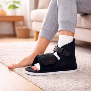 Orthopedic <b>Medical</b> Cast Shoe for Foot Fracture Recovery | Adjustable Walking <b>Boot</b> Post Surgery Foot Support Protective Brace - Product Image 3