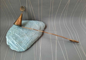 Candle Snuffer and Wick <b>Cutter</b> in Brass with Silver Finished Perfect for Home Decor Accessories and Hotel by Azora Industries - Product Image 3