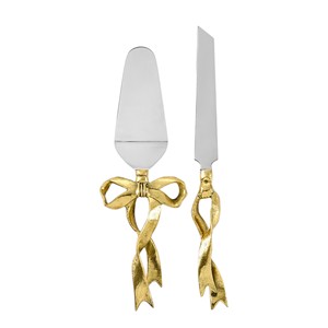 Juego de espátulas para pastel con mango de diseño de lazo, de metal, a un precio asequible. - Product Image 5