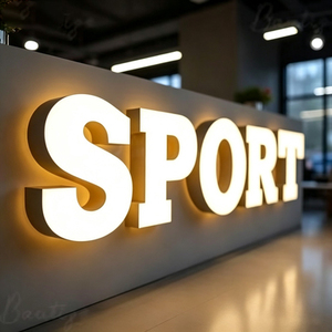 Letrero LED Personalizado con Logotipo de la Empresa para Pared, Letrero Luminoso con Grabado de Texto, Garantía de 2 Años, Alta Calidad - Product Image 3