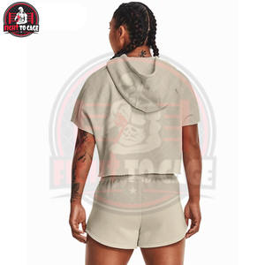 Sudadera Corta para Mujer, Lavable a Máquina, Calidad Premium, Nuevo Producto de Moda, Personalizada, con Conjunto de Pantalones Cortos - Product Image 3