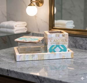 Quemador de Bakhoor Artesanal de Madera con Incrustaciones de Nácar y Hueso, Soporte para Incienso y Quemador de Bakhoor - Product Image 1