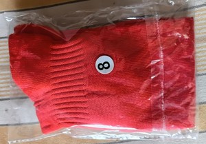 <b>Red</b> nylon Sports <b>Socks</b> Crew Neck Knit Athletic <b>Socks</b> for Gym Training Yoga Exercise - Product Image 4