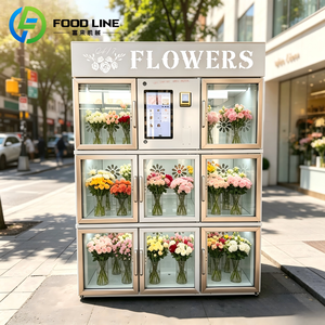 Distributeur automatique de fleurs vendant de grands bouquets pour les fleuristes, libérant votre personnel et vous faisant économiser des salaires, acceptant les billets et les cartes de crédit - Product Image 2