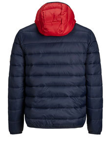 Chaqueta de Invierno Acolchada con Capucha y Logotipo Personalizado, Chaqueta de Plumón para Hombre, Chaqueta Rellena de Poliéster, Fabricante de Ropa OEM ODM - Product Image 6