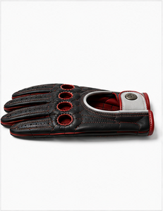 Guantes de Conducción de Cuero Marrón Tostado Hechos a Mano, Perforados, con Cierre Cobrax, Pantalla Táctil, Transpirables, Antideslizantes, Unisex, Clásicos para Automóvil - Product Image 1