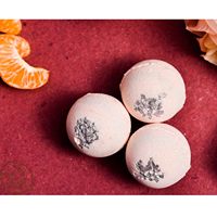 Collection de bombes de bain organiques élégantes 100% naturelles, bombes de bain moussantes aromathérapeutiques faites à la main, logo personnalisé, étiquette privée