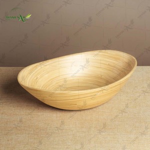 ชามไม้ไผ่ขายส่ง เป็นมิตรกับสิ่งแวดล้อม ภาชนะใส่อาหารจากธรรมชาติ สำหรับใช้ในบ้าน ร้านกาแฟ และร้านอาหาร - Product Image 6