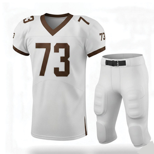 Uniforme de Fútbol Americano de Marca Privada, Mejor Precio, Nueva Llegada, Personalizado, 100% Poliéster, Uniforme de Fútbol Americano en Venta - Product Image 1