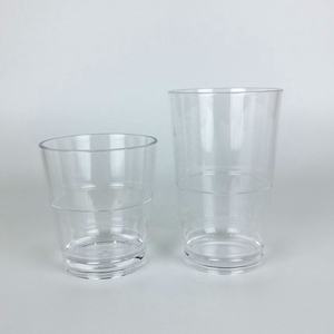 Verre à boire en plastique transparent vintage incassable de 16 oz, grand gobelet pour la maison et les restaurants - Product Image 4