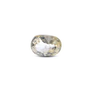 Saphir jaune ovale de 3,05 carats, pierre précieuse non montée pour bijoux fins - Product Image 1