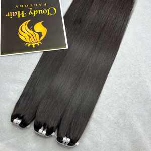 Soleil brillant/couleur naturelle 100% cheveux raides en os vietnamien non transformés, tissage de cheveux birmans faisceaux alignés sur les cuticules pour les femmes - Product Image 2