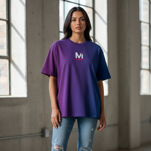 เสื้อยืดทรงบ็อกซี่เนื้อผ้านุ่มพิเศษสำหรับผู้ชาย ผลิตจากโพลีเอสเตอร์ทอคุณภาพสูง เป็นมิตรต่อสิ่งแวดล้อม พิมพ์ลายตามสั่ง ทรงโอเวอร์ไซส์ ไหล่ตก สไตล์สตรีทแวร์ - Product Image 6