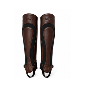 Premium Leather Half <b>Chaps</b> Horse <b>Riding</b> Leg Guards Equestrian <b>Riding</b> <b>Chaps</b> Unisex Training Equipment - Product Image 2