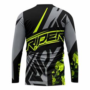 เสื้อเจอร์ซีย์ดาวน์ฮิลล์แบบระบายอากาศสั่งทำขายส่ง ทรงหลวม สำหรับ MTB BMX มอเตอร์ไซค์วิบาก มอเตอร์ครอส - Product Image 5