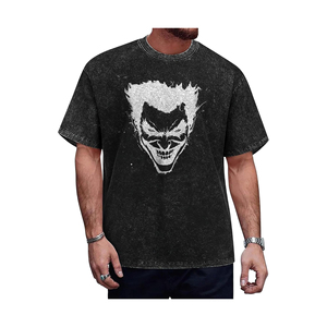 Fabricante de Camisetas Extra Grandes Personalizadas, Algodón Grueso de 220 GSM, Proveedor de Moda Urbana, MOQ Bajo - Product Image 1