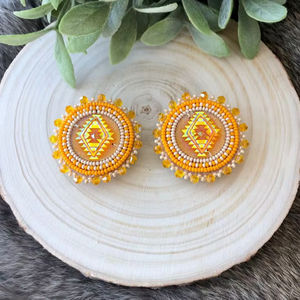 Boucles d'oreilles perlées en verre cristal faites à la main, longues et rondes, à suspendre, vente en gros, prix d'usine, nouveauté 2026 - Product Image 5