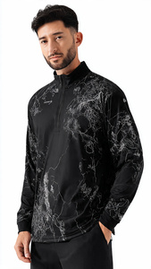 Customize Fishing Wear Sublimation Zip Up Jersey Shirts Men Printed Fishing Wear Jersey Fishing Sublimation Jacket Tops - Product Image 4