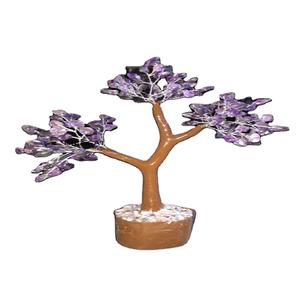 Venta al por mayor de cristales de piedra natural artesanías de ágata curativa, virutas de amatista, árbol de piedras preciosas de ágata, árbol de amatista a granel a la venta - Product Image 6