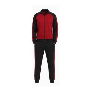 Men Polyester Sports Tracksuit Custom Athletic Training Jacket <b>Pants</b> Set OEM ODM Wholesale Team Sportswear Supplier Bulk Factory - Product Image 5