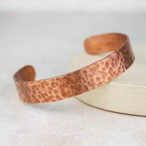 Handmade <b>Copper</b> Wrist Bracelet Traditional Craftsmanship Jewelry for Men Women and Unique Gift Ideas - Product Image 6