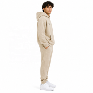 Conjunto de Sudadera con Capucha y Pantalones Jogger para Hombre, Estilo Deportivo, Hombros Caídos, Bolsillos Delanteros, Corte Ajustado, Ropa Urbana, Proveedor OEM ODM - Product Image 2