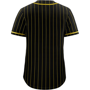 Maillots de baseball athlétiques de style professionnel, en polyester de qualité supérieure, matière performante, patte de boutonnage traditionnelle, construction respirante - Product Image 2