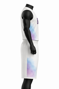Uniforme de Baloncesto Personalizado de Diseño Único y Alta Calidad para Hombre, Ropa Deportiva de Secado Rápido al por Mayor, Uniforme de Baloncesto con MOQ Bajo - Product Image 3