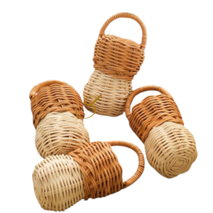 Mordedor y Sonajero de Ratán Sostenible para Bebés Recién Nacidos - Product Image 3
