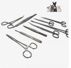 Veterinary Instruments <b>Set</b> Stainless Steel CE Certified Dog Cat <b>Farm</b> Animal Surgery Manual Power Source Medic Instrument - Product Image 4