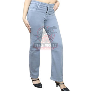 Jeans pour femmes respirants, faible MOQ, sur mesure, dernier design, vente en ligne - Product Image 4